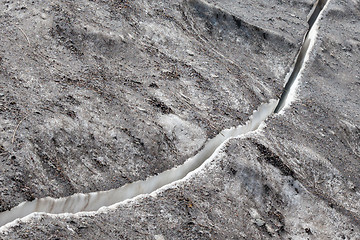 Image showing Crack in the ice 