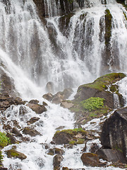 Image showing Waterfall in the forest