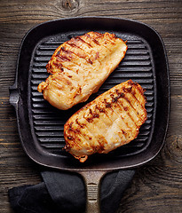 Image showing Grilled chicken fillet