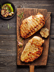 Image showing Grilled chicken fillet