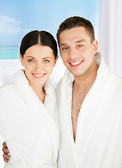 Image showing couple in spa