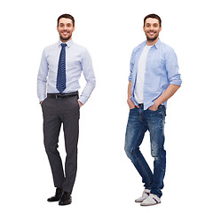 Image showing same man in different style clothes