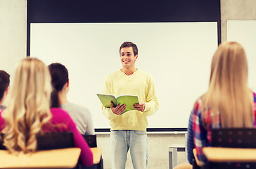 Image showing group of smiling students in classroom