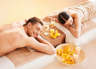 Image showing couple in spa