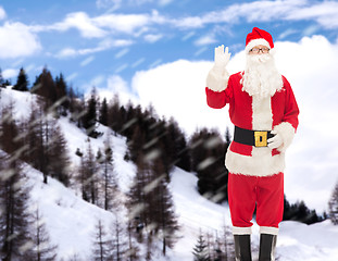 Image showing man in costume of santa claus