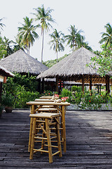 Image showing Bar in the tropics