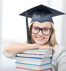 Image showing student in graduation cap