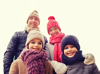 Image showing happy family outdoors