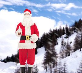 Image showing man in costume of santa claus