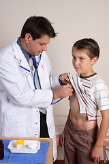 Image showing Child medical checkup