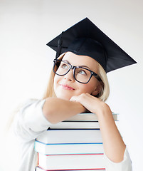 Image showing student in graduation cap