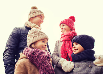 Image showing happy family outdoors