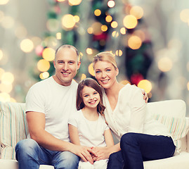 Image showing happy family at home