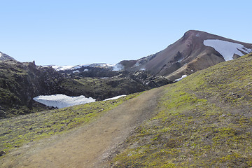 Image showing mountain scenery in Iceland