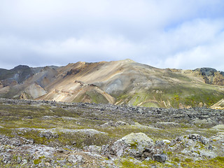 Image showing mountain scenery in Iceland