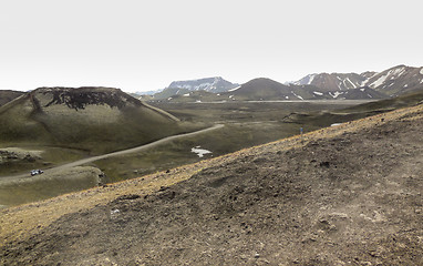 Image showing mountain scenery in Iceland