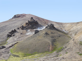 Image showing mountain scenery in Iceland