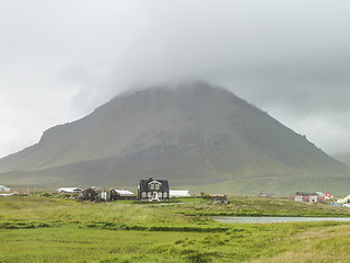 Image showing mountain scenery in Iceland