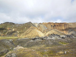 Image showing mountain scenery in Iceland