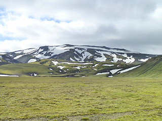 Image showing mountain scenery in Iceland