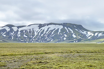 Image showing mountain scenery in Iceland