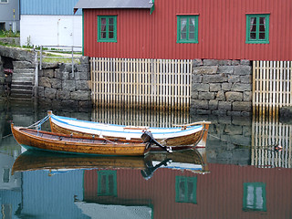 Image showing Fishing town