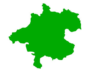 Image showing Map of Upper Austria