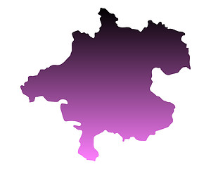 Image showing Map of Upper Austria