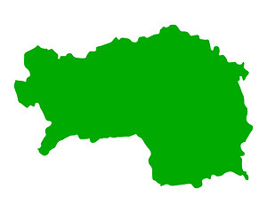 Image showing Map of Styria