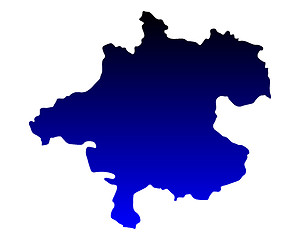 Image showing Map of Upper Austria