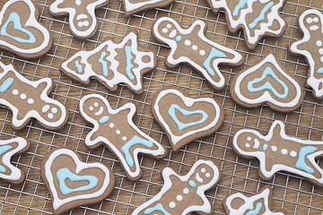 Image showing Fresh gingerbread cookies