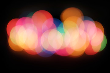Image showing Blurry colorful lights