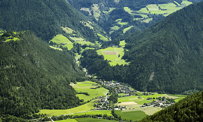 Image showing Village in the austrian alps
