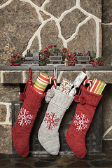 Image showing Christmas stockings\r