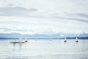 Image showing sailing boats