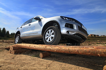 Image showing Volkswagen test drive in Ukraine