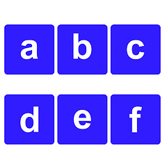 Image showing Basic Font for Letters. 