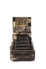 Image showing old photo camera isolated