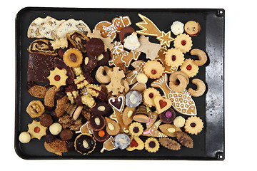 Image showing christmas cookies 