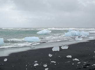 Image showing coastal iceberg scenery