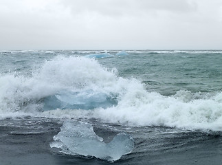 Image showing coastal iceberg scenery