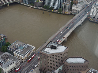 Image showing Aerial view of London