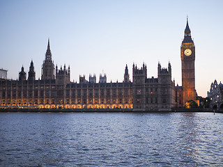 Image showing Houses of Parliament in London