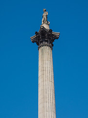 Image showing Nelson Column in London