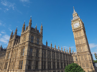 Image showing Houses of Parliament in London