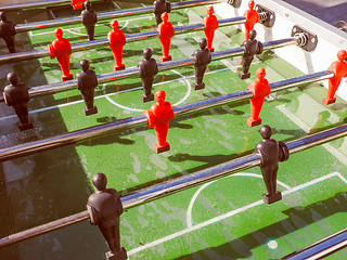 Image showing Retro look Table football