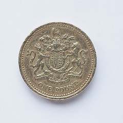 Image showing UK 1 Pound coin