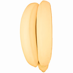 Image showing Retro looking Banana fruit