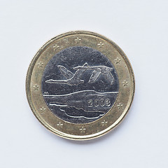 Image showing Finnish 1 Euro coin