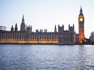 Image showing Houses of Parliament in London